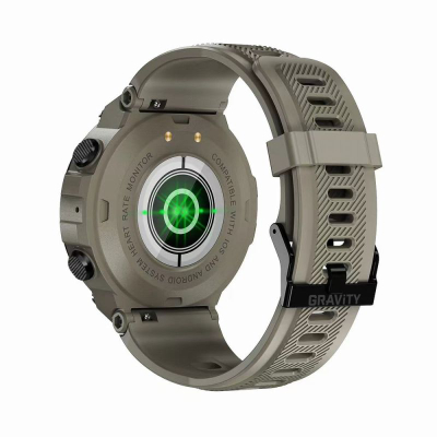 Smartwatch Gravity GT7-4, ekran 1.28", Bluetooth, gri