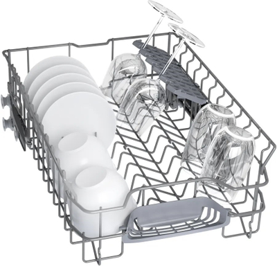 Pjatalarëse e integruar Bosch SPV4EMX61E, 45 cm, 10 sete, e bardhë