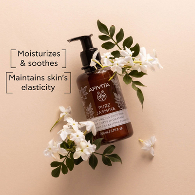 Qumësht trupi Apivita Pure Jasmine, hidratues, 200 ml