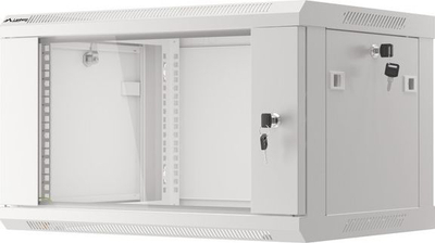 Kabinet muror rrjeti Lanberg WF01-6406-10S, 19", 6U, gri