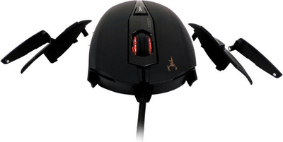 Maus lojrash Gamdias HADES GMS7011, lazer, 8 butona, me kabllo USB, i zi