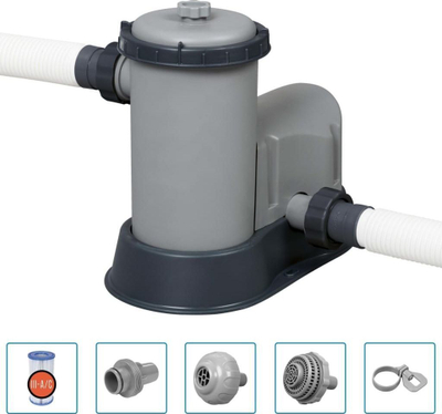 Pishinë Bestway Power Steel (5611Z), 640 x 274 cm, e bardhë