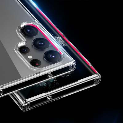 Kuti mbrojtëse DUX DUCIS Clin për Samsung Galaxy S23 Ultra, TPU plastike, mbështetje karikim wireless, transparente