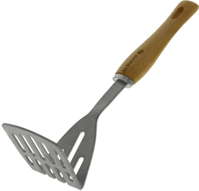Dorezë makine De Buyer 2701.03, çelik inox, dru, kafe