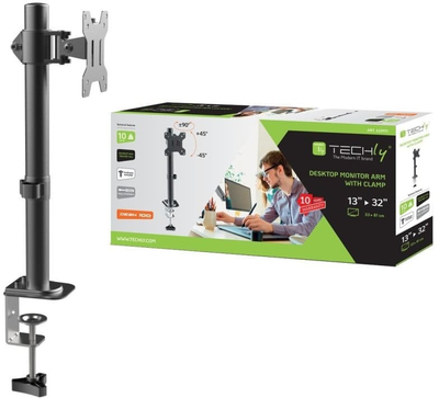 Stendë monitori Techly ICA-LCD 510BK për tavolinë, deri 32\", 10 kg, e zezë