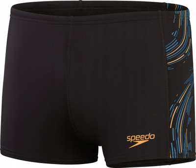 Rroba banje për burra Speedo Tech Pnl Asht, aquashorts, që s’i ha klori, të zeza