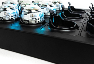 Бежична станица за полнење Ozobot Bit+, 12 слотови, USB-C, црна