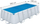 Mbulesë diellore pishine Bestway Rectangle, 3.8m x 1.8m, blu