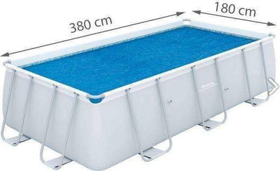 Mbulesë diellore pishine Bestway Rectangle, 3.8m x 1.8m, blu