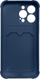 Kuti telefoni Hurtel Card Armor për Samsung Galaxy A32 4G, TPU, me xhep për karta, blu navy