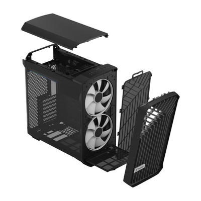 Kasë për PC Fractal Design Torrent Compact RGB Black TG, e zezë