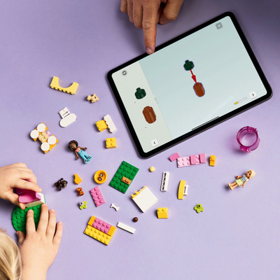 Set lodrash LEGO Friends Puppy Playground 42665, 58 pjesë, për fëmijë, shumëngjyrësh