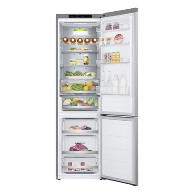 Frigorifer i kombinuar Beko GBV7280DPY, Total No Frost, klasa D, 59.5 cm, argjendtë