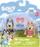 Set me figurina Bluey Pool Time, Bluey edhe Bingo, 6 cm, shumëngjyrëshe