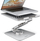 Mbajtëse laptopi Axagon NB ACC Stand, 10-17", alumini rrotulluese, e kuqe