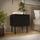 Komodinë pranë krevati Cama Meble LUCCA, set 2 copë, 47x40x52 cm, e zezë