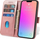 Futrollë magnetike Hurtel Magnet Case për iPhone 13 Pro Max, tip book case, funksion stand, rozë