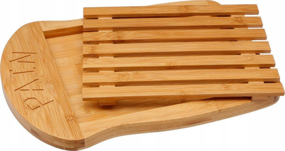 Dërrasë buke 5five Bamboo, 34 x 26 cm, bambu, kafe natyrale