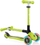 Trotinet Globber Foldable Jr 437-106, 3 rrota me drita LED, jeshil lime