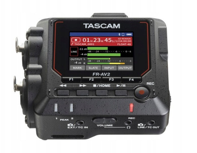 Regjistrues audio fushor Tascam FR-AV2, 32 bit floating point, timecode, i zi