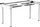 Tavolinë zyre ULTRADESK UPLIFT, 160x75 cm, me lartësi elektrike 72-118 cm, e bardhë me kafe