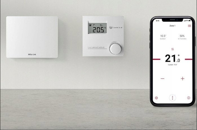 Modul interneti Saunier Duval MiGo Link SR 940F, WiFi, për kaldaja dhe pompa nxehtësie, i bardhë