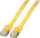 Kabllo rrjeti EFB Flat Patchcord U FTP, Cat 6A, 1.5m, e verdhë