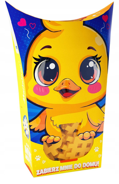 Lodër konstruktor Marioinex Mini Waffle Pocket Pets Duck, 16 copa, për kalamaj 3+