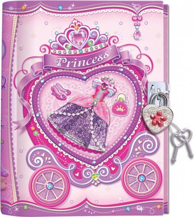 Ditari Pecoware Castle Diary Princess, faqe me vija, me dry, shumëngjyrësh