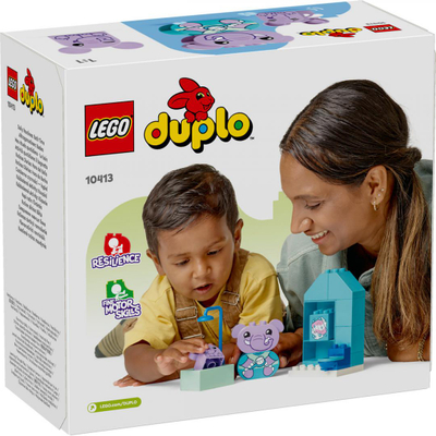 Lodër konstruktore LEGO Duplo Everyday Activities Bath 10413, set edukativ, për fëmijë 18 muaj+