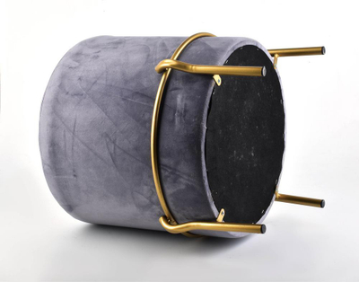 Stol Affek Design LILY, 46x42 cm, gri