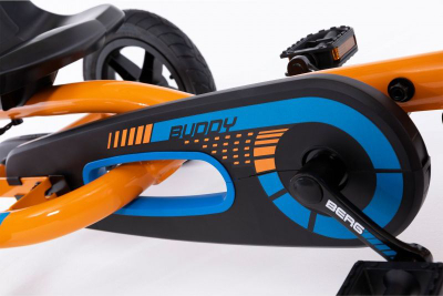 Gokart me pedale BERG Buddy B-Orange, BFR, për kalamaj 3-8 vjeç, portokalli