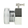 Kapëse për shtangë Lock Jaw HMS ZG1600, diametër 5 cm, set 2 copë, argjendi