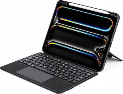 Etui me tastierë Dux Ducis DK për iPad Pro 11 2024, Bluetooth, i zi
