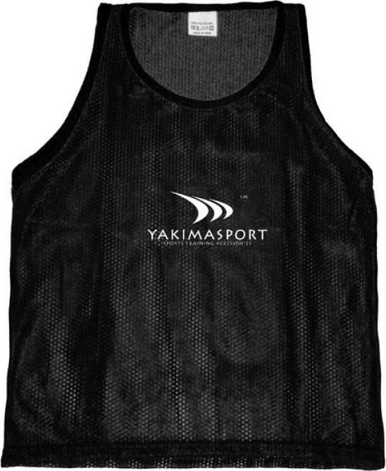 Jelek trajnimi futbolli Yakima Jr 100370J, rrjetë poliester, për fëmijë, i zi