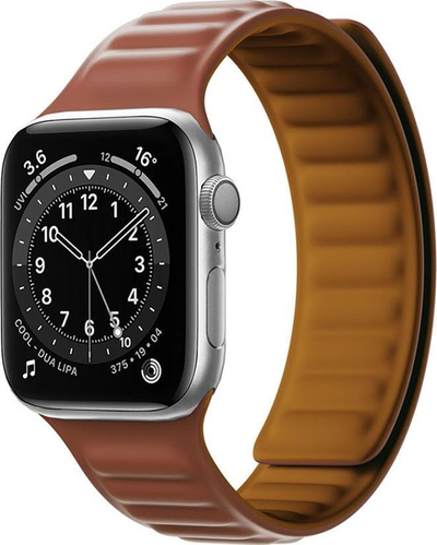 Rrip ore Hurtel Magnetic Strap për Apple Watch 44mm 42mm, me magnet, kafe
