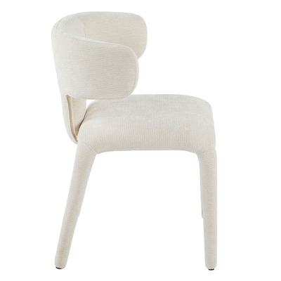 Karrige ngrënieje Bien HM18361.02, tekstil, 49.5x55.5x76 cm, e kremtë