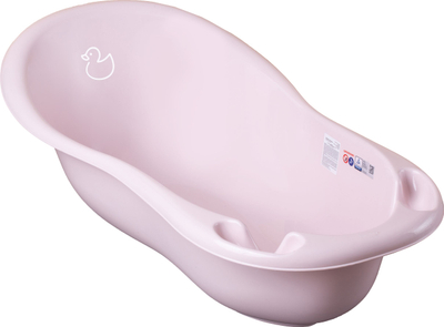 Vaskë anatomike për bebe, 102 cm, me rosak, rozë e çelët