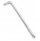 Dorezë L-Type FORSAGE F-8154250, 1/2" x 1/2", 250 mm, metalike