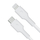 Кабел за полнење Green Cell PowerStream, USB C во Lightning, 1m, MFi, бел