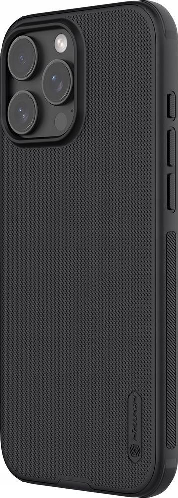 Kllafë Nillkin Super Frosted Pro për iPhone 16 Pro, mbrojtëse mbrapa, e zezë