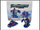 Lodër kamion Transform Gear HYSY05, 15 cm, që kthehet në robot, blu me të kuqe