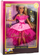 Kukull Lean Toys Anlily Glitter Ball Gown, gjymtyrë lëvizëse, flokë biondë, fustan rozë me shkëlqim