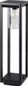 Lampadar dyshemeje Vimo, IP44, E27, 80cm, i zi