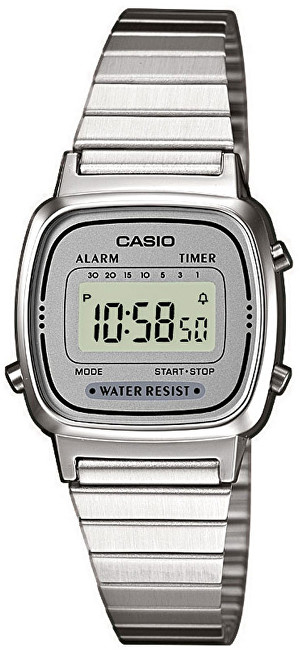 Orë për femra Casio, e argjendtë