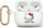 Kapak silikoni Hello Kitty 3D Kitty Head për AirPods Pro 2, i bardhë