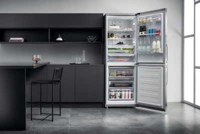 Комбиниран фрижидер Hotpoint HA70BE 72 X, Total No Frost, A++, инокс челик