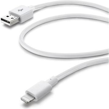 Kabllo karikimi Vivanco Lightning, USB 2.0, 1m, e bardhë