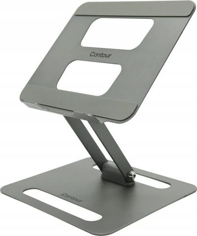 Mbajtëse laptopi Contour Laptop Riser 305200, çelik, ergonomike, gri