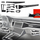 Folie interieri GrizzGlass PianoSkin për Audi A6 C8 2018-2024, set 11 pjesë, karbon me shkëlqim, e zezë